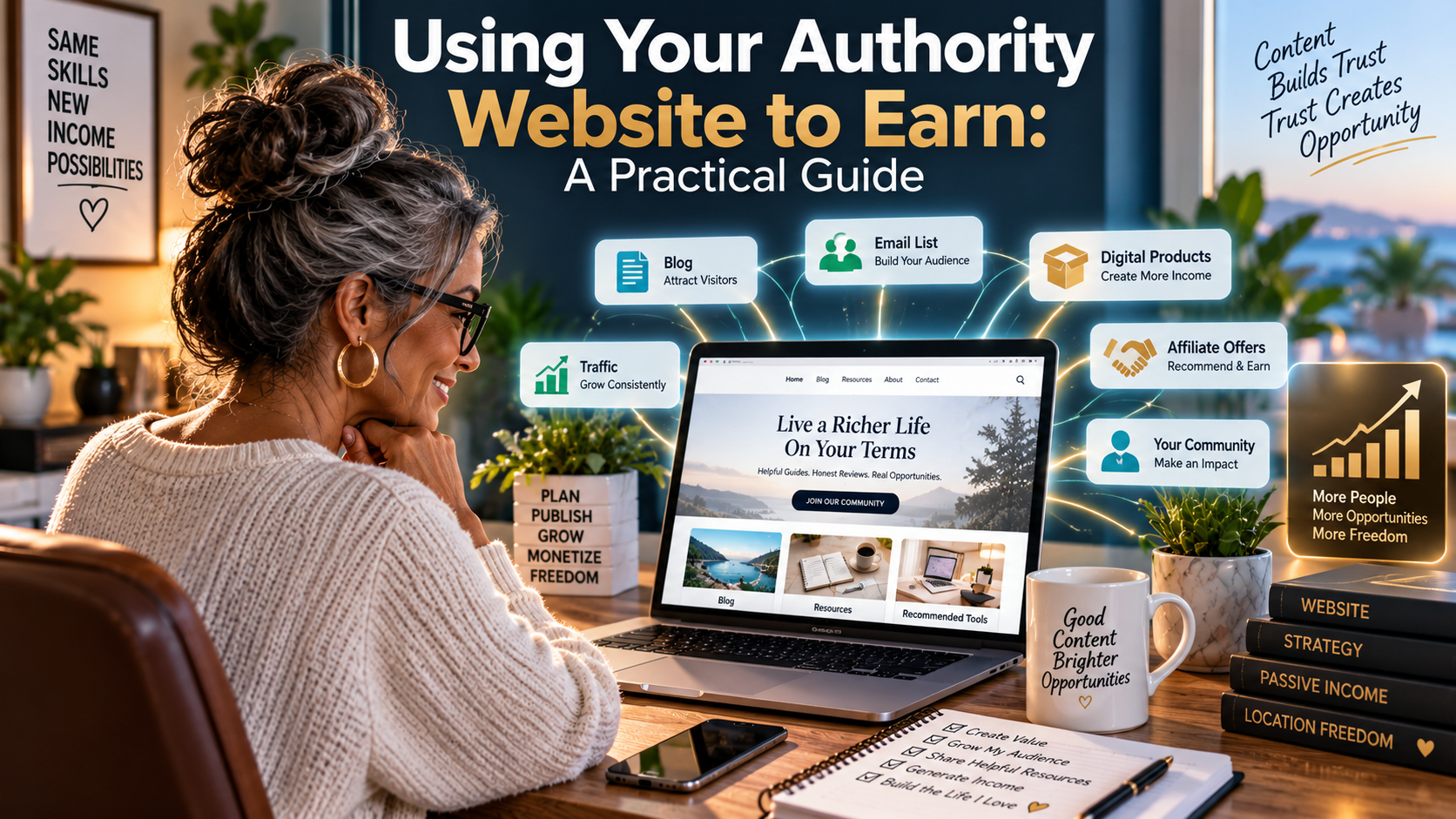 Using Your Authority Website to Earn